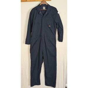 Dickies Mens Navy Blue Workwear Coveralls Jumpsuit XL/RG Genuine Work Gear